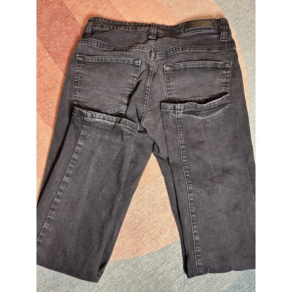 Kenneth Cole Reaction Women’s Slim Fit Stretch Jeans 28x30 Black Denim Mid Rise - Picture 2 of 10